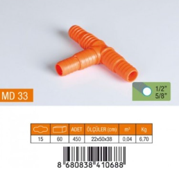 1/2-5/8 NORMAL TE HORTUM EKİ